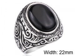 HY Wholesale 316L Stainless Steel CZ Rings-HY0012R290