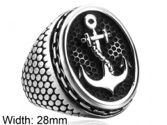 HY Wholesale 316L Stainless Steel Religion Rings-HY0012R322