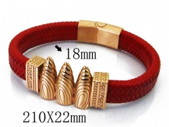 HY Wholesale Bracelets (Leather)-HY55B0733HMB