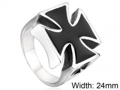 HY Wholesale 316L Stainless Steel Religion Rings-HY0012R162