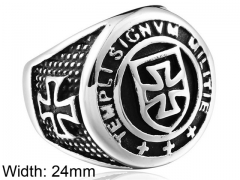 HY Wholesale 316L Stainless Steel Religion Rings-HY0012R280