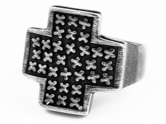 HY Wholesale 316L Stainless Steel Religion Rings-HY0012R368