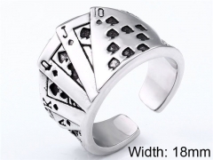 HY Wholesale 316L Stainless Steel Rings-HY0012R298
