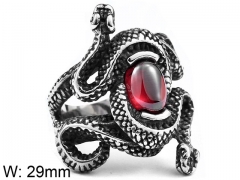 HY Wholesale Jewelry Stainless Steel 316L Animal Rings-HY0012R101