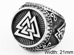 HY Wholesale 316L Stainless Steel Religion Rings-HY0012R206