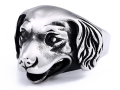 HY Wholesale Jewelry Stainless Steel 316L Animal Rings-HY0012R398