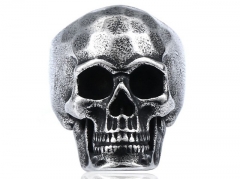 HY Wholesale 316L Stainless Steel Skull Rings-HY0012R417