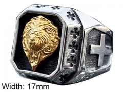 HY Wholesale Jewelry Stainless Steel 316L Animal Rings-HY0012R108