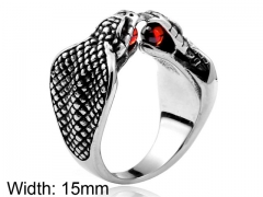 HY Wholesale Jewelry Stainless Steel 316L Animal Rings-HY0012R218