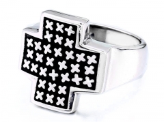 HY Wholesale 316L Stainless Steel Religion Rings-HY0012R369