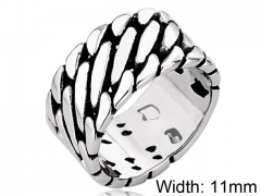 HY Wholesale 316L Stainless Steel Simple Style Rings-HY0012R107
