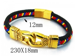 HY Wholesale Bracelets (Leather)-HY55B0755HMZ