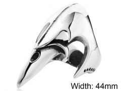 HY Wholesale Jewelry Stainless Steel 316L Animal Rings-HY0012R139