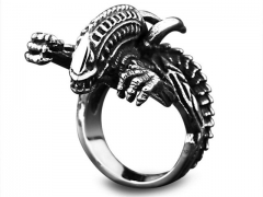 HY Wholesale Jewelry Stainless Steel 316L Animal Rings-HY0012R350
