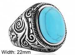 HY Wholesale 316L Stainless Steel CZ Rings-HY0012R289