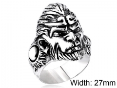 HY Wholesale 316L Stainless Steel Religion Rings-HY0012R310