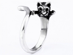 HY Wholesale Jewelry Stainless Steel 316L Animal Rings-HY0012R418