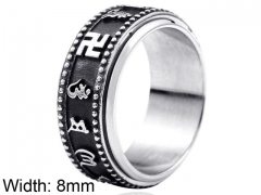 HY Wholesale 316L Stainless Steel Religion Rings-HY0012R241