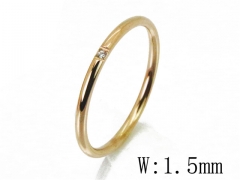 HY Wholesale 316L Stainless Steel CZ Rings-HY14R0684JA