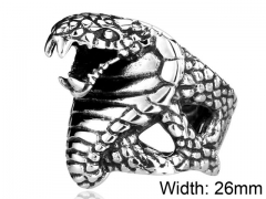 HY Wholesale Jewelry Stainless Steel 316L Animal Rings-HY0012R274