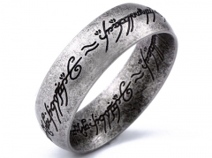 HY Wholesale 316L Stainless Steel Simple Style Rings-HY0012R314
