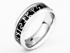 HY Wholesale 316L Stainless Steel Simple Style Rings-HY0012R343