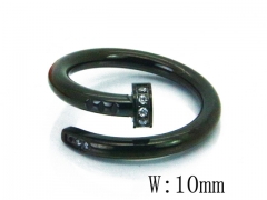 HY Wholesale 316L Stainless Steel CZ Rings-HY14R0664OE