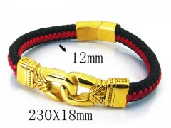 HY Wholesale Bracelets (Leather)-HY55B0756HMR
