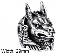HY Wholesale Jewelry Stainless Steel 316L Animal Rings-HY0012R269