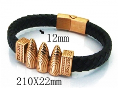 HY Wholesale Bracelets (Leather)-HY55B0729HMQ
