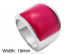 HY Wholesale 316L Stainless Steel CZ Rings-HY0001R044