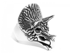 HY Wholesale Jewelry Stainless Steel 316L Animal Rings-HY0001R186