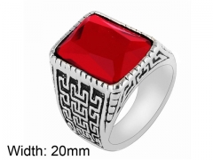 HY Wholesale 316L Stainless Steel CZ Rings-HY0001R096