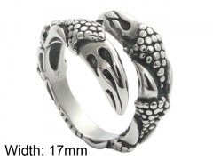 HY Wholesale Jewelry Stainless Steel 316L Animal Rings-HY0001R256