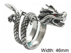 HY Wholesale Jewelry Stainless Steel 316L Animal Rings-HY0001R384