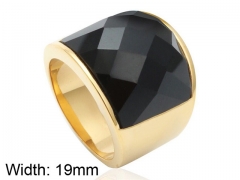 HY Wholesale 316L Stainless Steel CZ Rings-HY0001R062