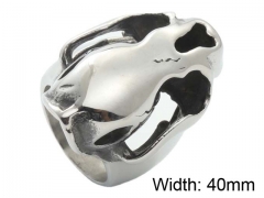 HY Jewelry Wholesale Stainless Steel 316L Skull Rings-HY0001R315