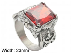 HY Wholesale 316L Stainless Steel CZ Rings-HY0001R311