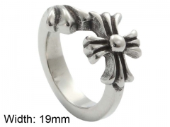 HY Jewelry Wholesale Stainless Steel 316L Religion Rings-HY0001R268