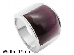 HY Wholesale 316L Stainless Steel CZ Rings-HY0001R039