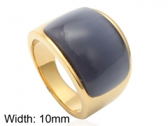 HY Wholesale 316L Stainless Steel CZ Rings-HY0001R018