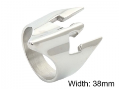 HY Wholesale 316L Stainless Steel Rings-HY0001R271