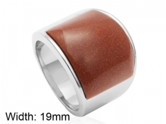 HY Wholesale 316L Stainless Steel CZ Rings-HY0001R048