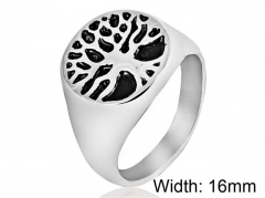 HY Wholesale 316L Stainless Steel Casting Rings-HY0001R075