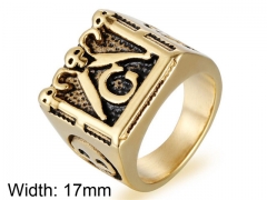 HY Jewelry Wholesale Stainless Steel 316L Religion Rings-HY0001R221