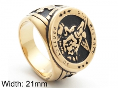 HY Jewelry Wholesale Stainless Steel 316L Religion Rings-HY0001R248