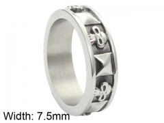HY Jewelry Wholesale Stainless Steel 316L Skull Rings-HY0001R277