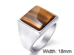 HY Wholesale 316L Stainless Steel CZ Rings-HY0001R012