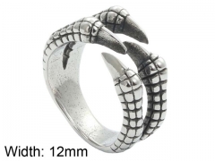 HY Wholesale Jewelry Stainless Steel 316L Animal Rings-HY0001R381