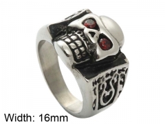 HY Jewelry Wholesale Stainless Steel 316L Skull Rings-HY0001R326